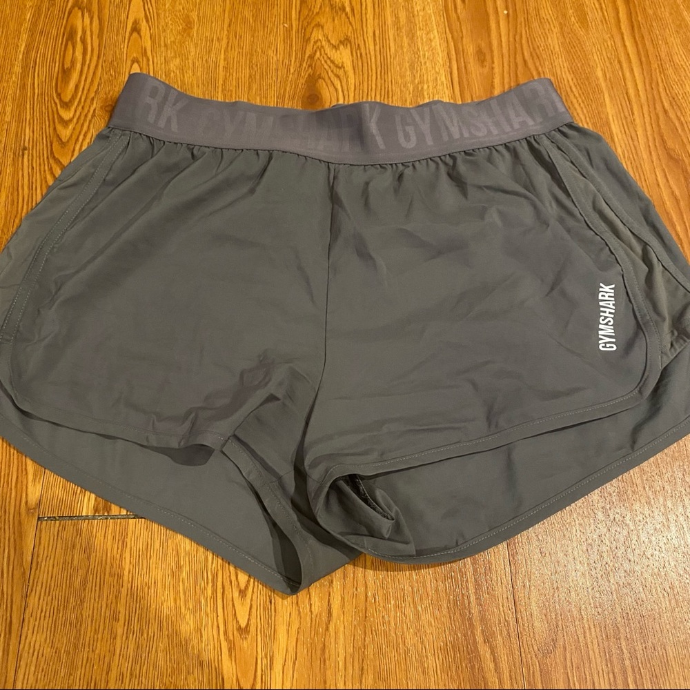 grey gymshark shorts